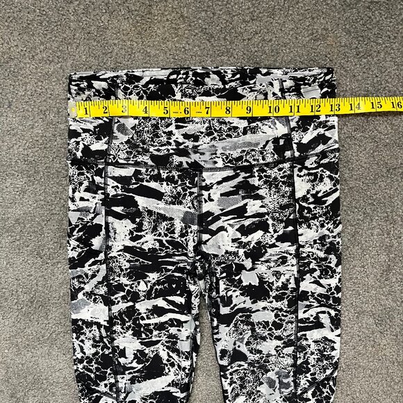 Lululemon | Fast & Free 7/8 Tight II Nulux 25, Interlaced Starlight Black, size6 - Picture 8 of 10